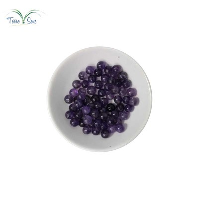 Perles Améthyste 6 mm - Sachet de 66 perles