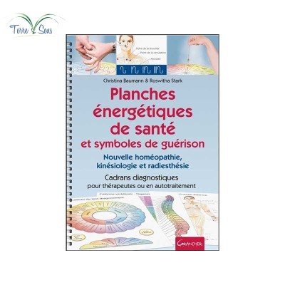 Planches énergétiques de santé et symboles de guérison