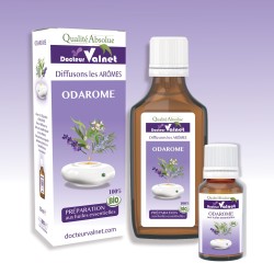 Odarome 15ml ou 50ml synergie d’huiles essentielles bio Doct Valnet