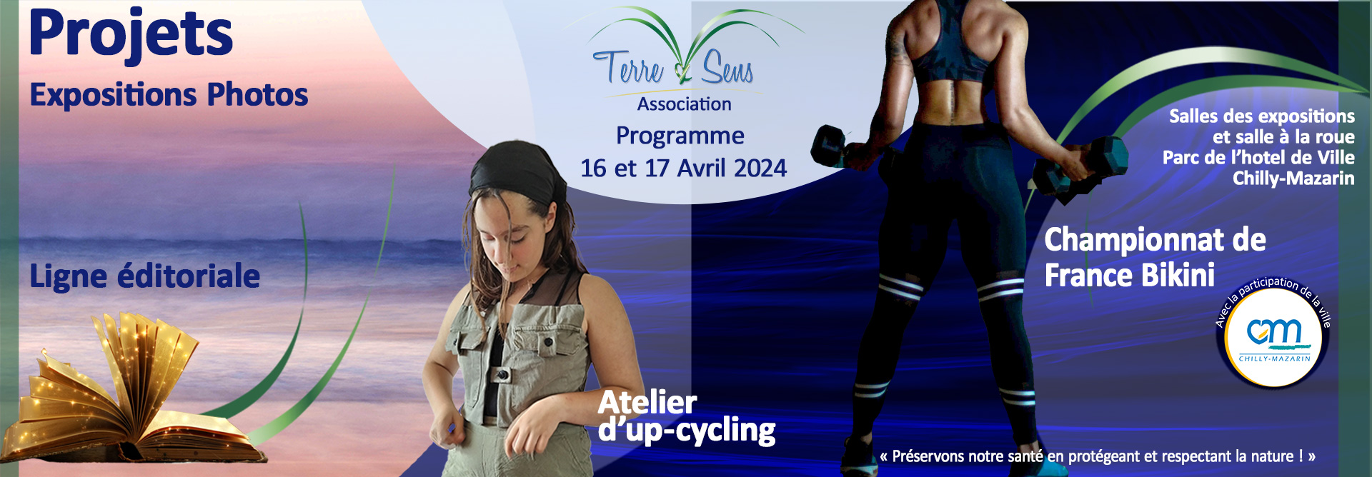 Présentation de nos ateliers bien-être et de nos projets à soutenir autour de l'environnement